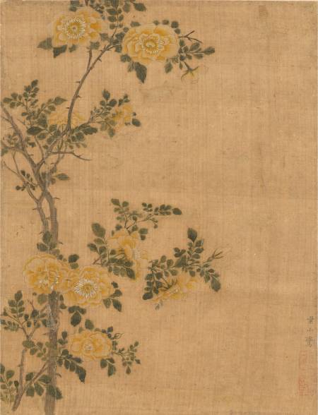 葉小鸞《月季花》